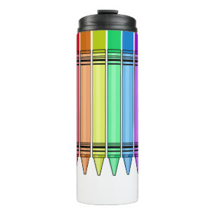 Bouteilles Isothermes Crayon arc-en-ciel