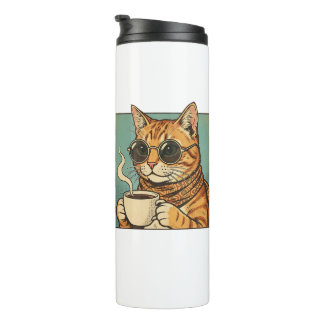Bouteilles Isothermes Création de style rétro pour les amateurs de chats