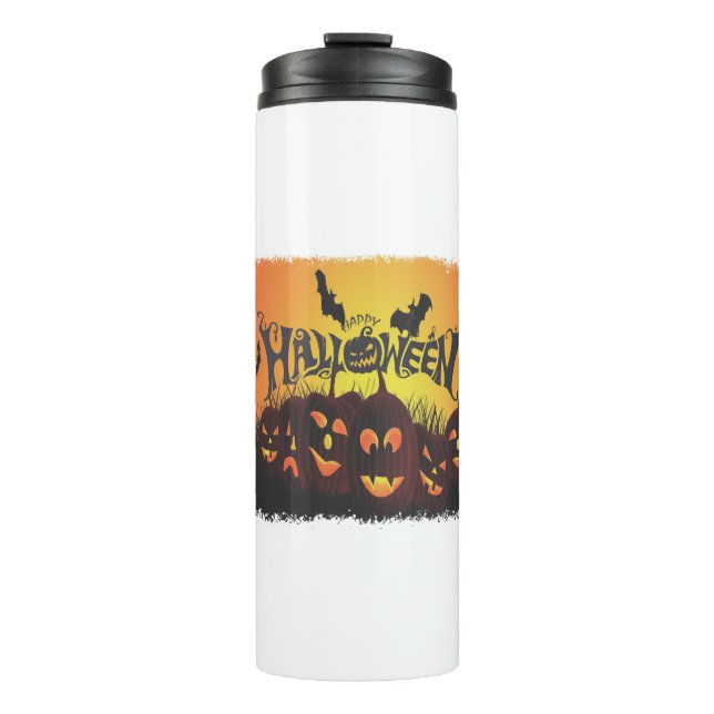 Bouteilles Isothermes Création drôle et joyeuse pour Halloween (Devant)
