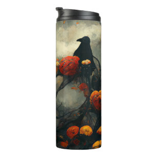 Bouteilles Isothermes Créez votre propre corbeau gothique floral
