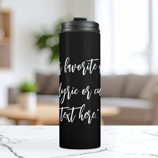 Bouteilles Isothermes Créez votre propre devis de calligraphie (Créateur téléchargé)