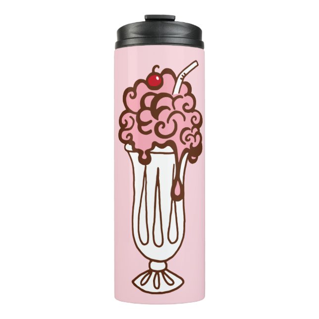 Bouteilles Isothermes Crème de glace Soda Thermal Tumbler Cadeau (Devant)