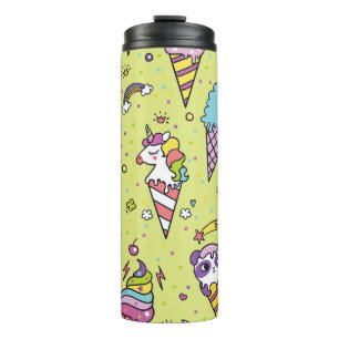 Bouteilles Isothermes Crème glacée Pop Cute : Motif animal