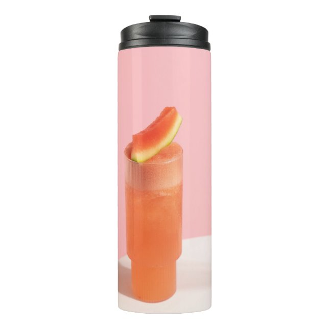 Bouteilles Isothermes Crème glacée rose au cône (Devant)