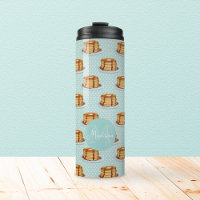 Crêpes avec sirop d'érable et Motif Polkadot