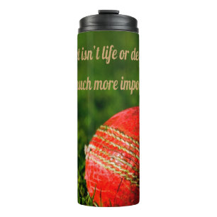 Bouteilles Isothermes Cricket Balle Rouge Drôle Motivationnel