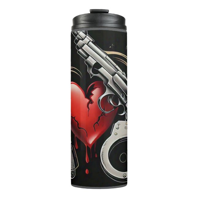 Bouteilles Isothermes "Crime du coeur" (Devant)