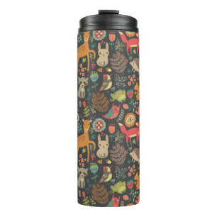 Bouteilles Isothermes Critère bois Cottagecore Folk Art Baby Bib