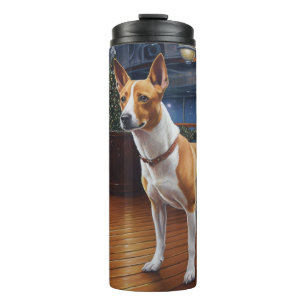Bouteilles Isothermes Croisière de Noël Basenji : Pawsome Holiday Delft