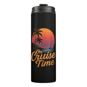 Bouteilles Isothermes Croisière de vacances au coucher du soleil sous le