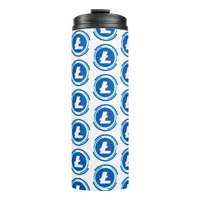 BOUTEILLES ISOTHERMES CRYPTO-MONNAIE LITECOIN (Devant)