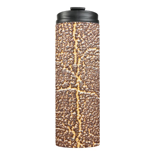 Bouteilles Isothermes Cuir naturel couverture texture abstraite, âgée, (Devant)