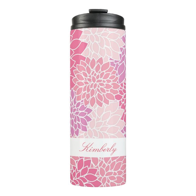 Bouteilles Isothermes Culbuteur thermique fait sur commande de fleurs (Devant)