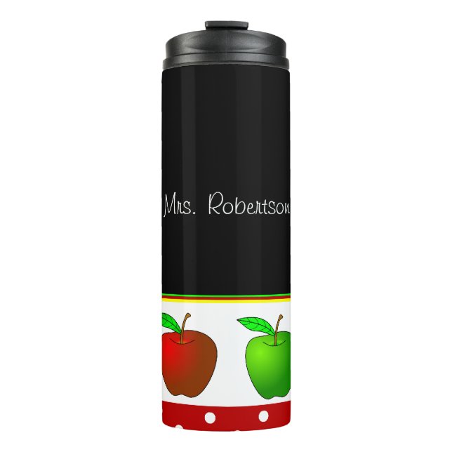 Bouteilles Isothermes Culbuteur thermique fait sur commande de pommes de (Devant)