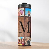 Custom Family Photo Collage Reclaimed Wood