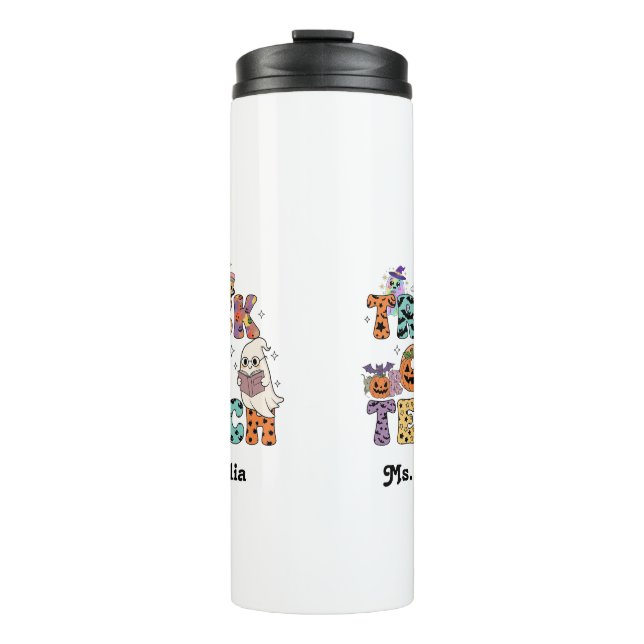 Bouteilles Isothermes Custom Teacher Tumble, Custom Teacher Gift, Hallow (Devant)