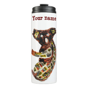 Bouteilles Isothermes Cute animal Koala Ours Nom personnalisé