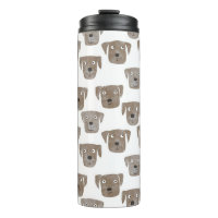 Cute chocolat Labrador Retriever Chien Aquarelle