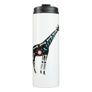 Bouteilles Isothermes Cute Crâne à sucre Giraffe mexicaine Halloween Jou