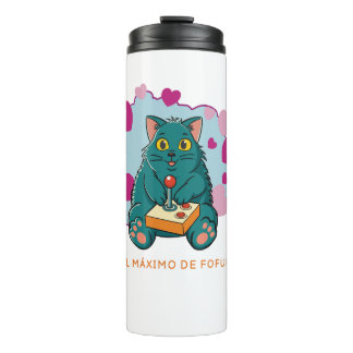 Bouteilles Isothermes Cute Gaming Cat Hearts Kawaii Gamer Water Bottle