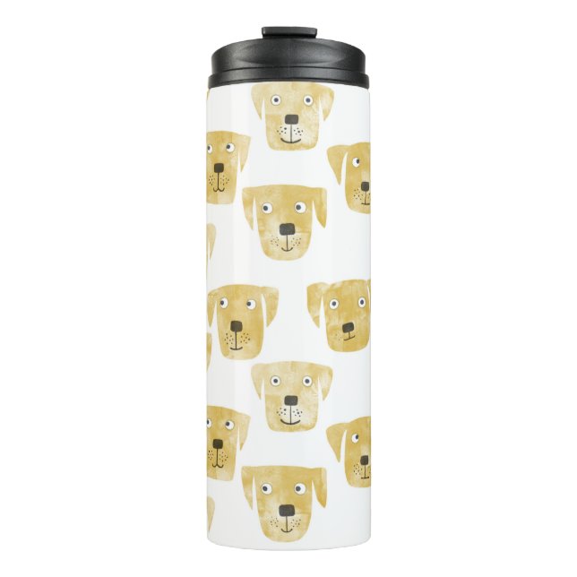 Bouteilles Isothermes Cute Golden Labrador Retriever Chien Motif (Devant)