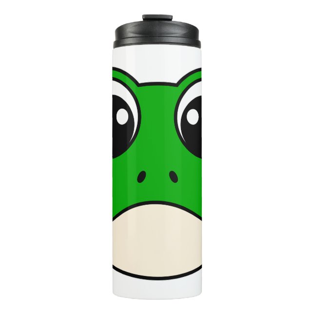 Bouteilles Isothermes Cute grenouille souriante (Devant)