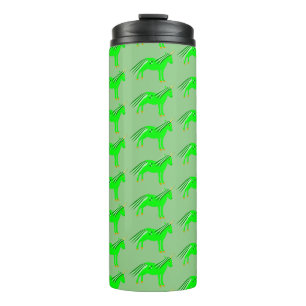 Bouteilles Isothermes Cute Irish Green et Gold Unicorn