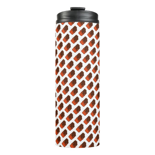 Bouteilles Isothermes Cute Kawaii Chocolat Bar (Devant)