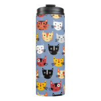 Cute Kitty Chat Bleu