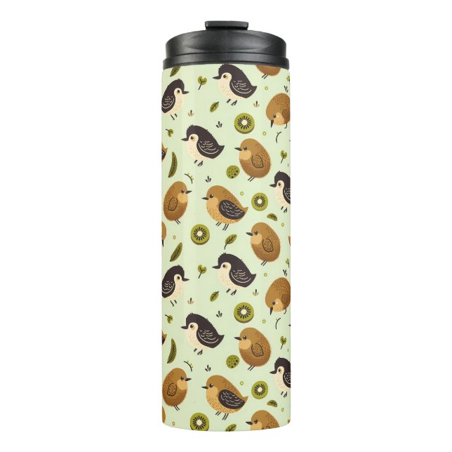 Bouteilles Isothermes Cute Kiwi Birds Motif (Devant)