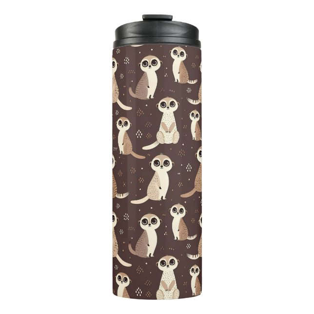 Bouteilles Isothermes Cute Meerkat Motif (Devant)