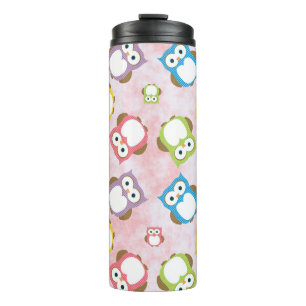 Bouteilles Isothermes Cute Owls, Owl Pattern, Colorful Owls, Baby Owls