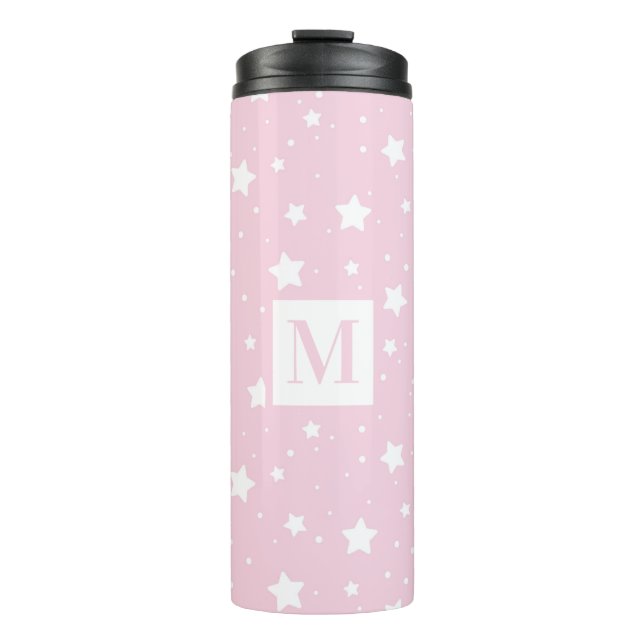 Bouteilles Isothermes Cute rose Pastel Star Motif (Devant)
