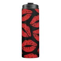 Cute Rouge Lipstick Bisses Kiss Lips motif