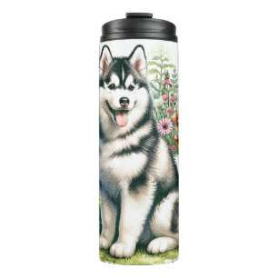 Bouteilles Isothermes Cute Siberian Husky
