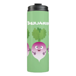 Bouteilles Isothermes Cute turnip légumes trio chanter dessin animé