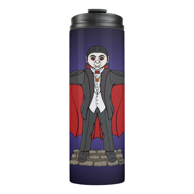 Bouteilles Isothermes Cute Vampire/Dracula (Devant)