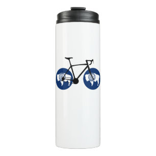 Bouteilles Isothermes Cyclisme sous le drapeau du Wyoming