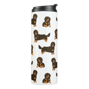 Bouteilles Isothermes Dachshund aux cheveux longs