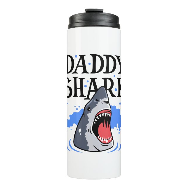Bouteilles Isothermes Daddy Shark - Grand Blanc (Devant)