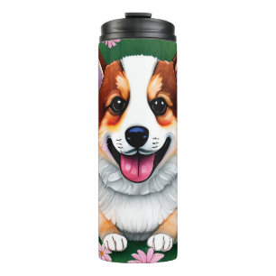 Bouteilles Isothermes Daisies et Corgi