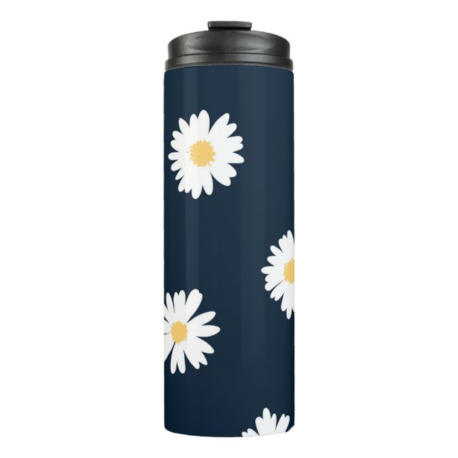 Bouteilles Isothermes Daisy On Blue Motif (Devant)