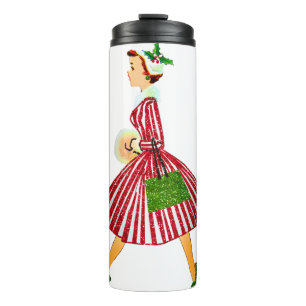 Bouteilles Isothermes dame de noël