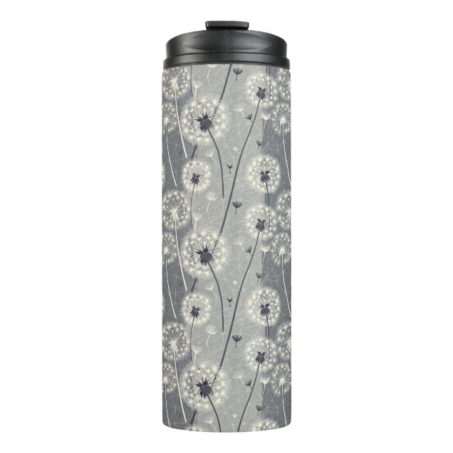 Bouteilles Isothermes Dandelion monochrome moderne (Devant)