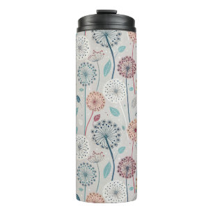 Bouteilles Isothermes Dandelion Whimsical - Rouge, Jaune, Blanc & Turquo