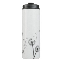 Dandelions Fleurs Pappus Spores Gris