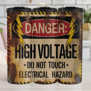 Bouteilles Isothermes Danger : Tension élevée, danger électrique