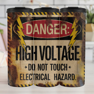 Bouteilles Isothermes Danger : Tension élevée, danger électrique