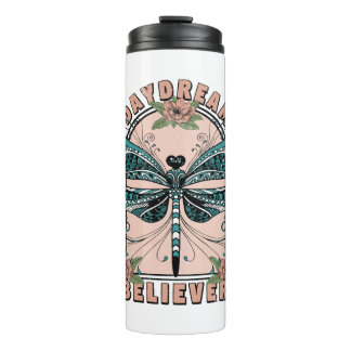 Bouteilles Isothermes Daydream, Belle libellule, Joli design floral