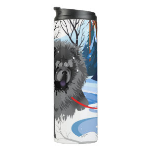 Bouteilles Isothermes DE L'AUTRE CÔTÉ DE LA RIVIÈRE Black Chow gobelet t